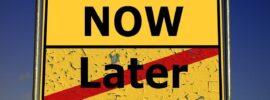 Now is the time for action